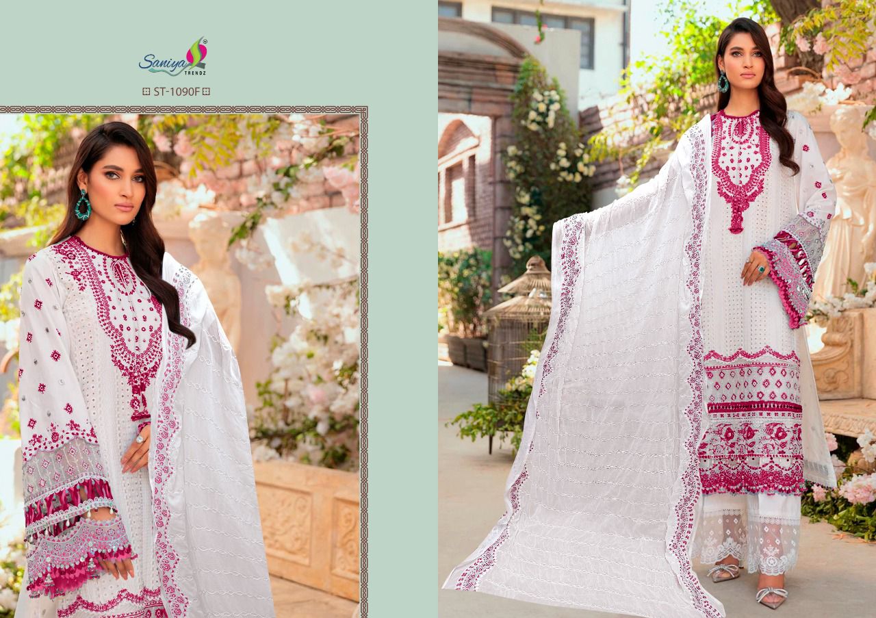 Saniya Anaya 1 Wholesale Pakistani Salwar Suit Cambric Cotton Catalog
